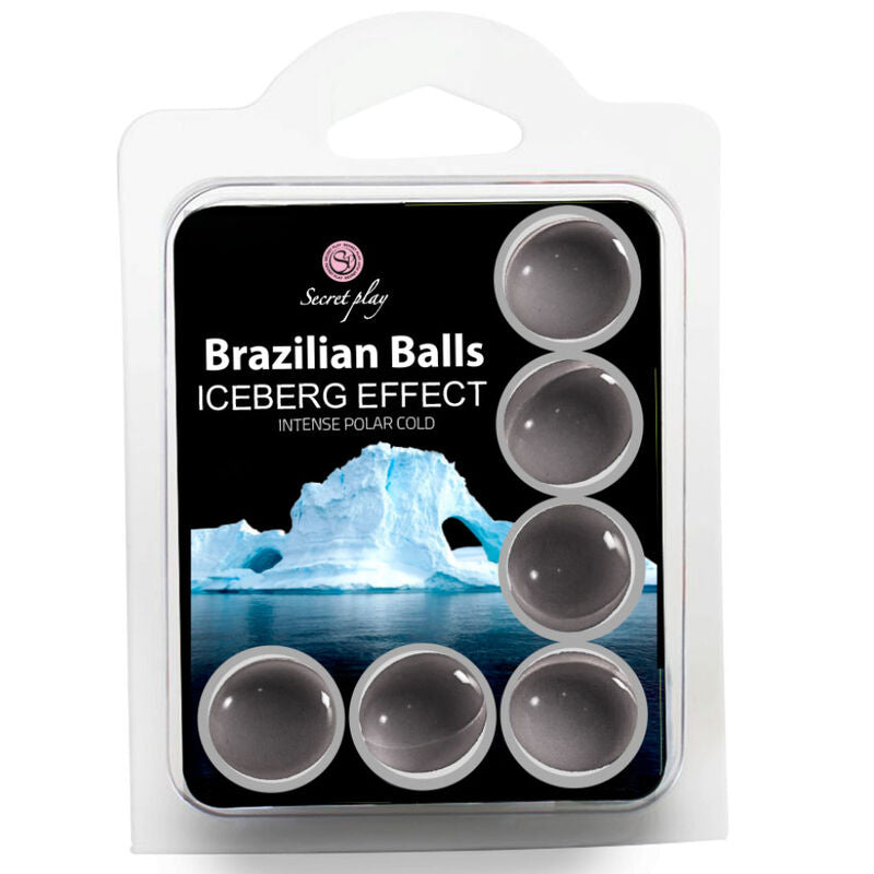 Secret play set 6 palline brasiliana effetto iceberg