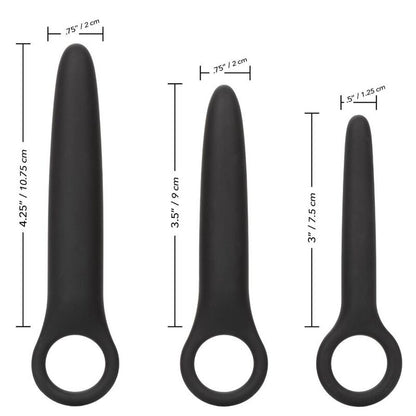 Dilatatori vaginali California exotics Boundless set 3 dilatatori nero