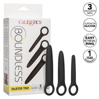 Dilatatori vaginali California exotics Boundless set 3 dilatatori nero