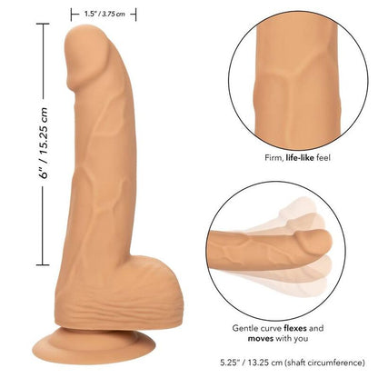 Dildo Realistico California Exotics Studs 6 Color Carne