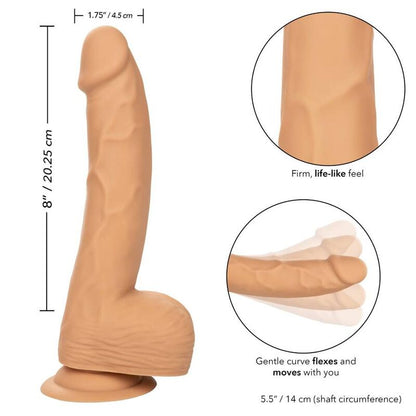 Dildo Realistico California Exotics Studs 8 Color Carne
