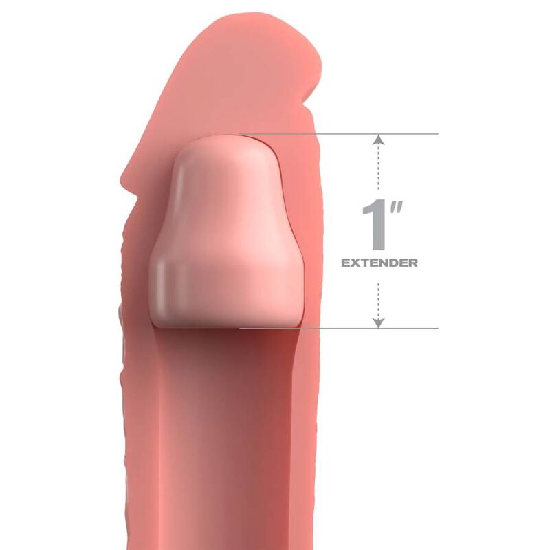 Pipedreams manica 17,78 cm + 2,54 cm plug skin