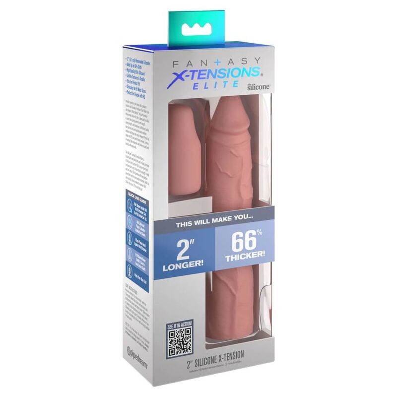 Pipedreams sleeve 20,32 cm + 5,00 cm pollice plug skin