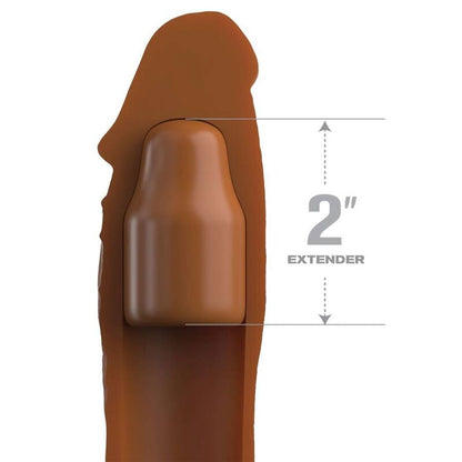 Pipedreams manicotto 20,32 cm + 5,00 cm pollice tappo caramello