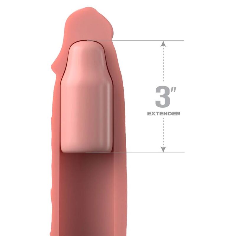 Pipedreams manicotto 22,86 cm + 7,62 cm pelle di spina