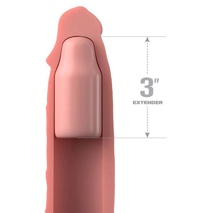 Pipedreams manicotto 22,86 cm + 7,62 cm pelle di spina