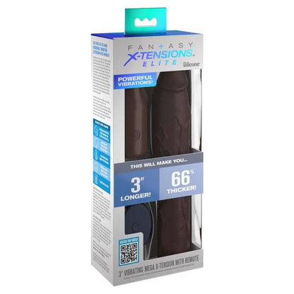 Pipedreams manicotto 22,86 cm + 7,62 cm spina telecomando marrone