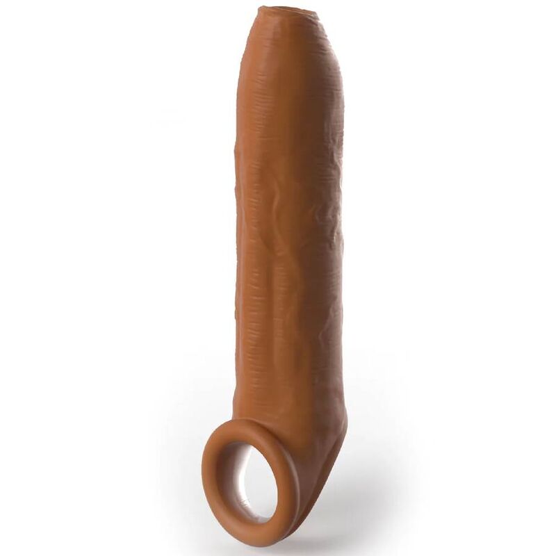 Pipedreams manica uncut 17,78 cm w cinturino caramello