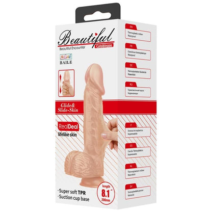 Dildo Réaliste Baile Dildos Beautiful Catoblepas Couleur Chair