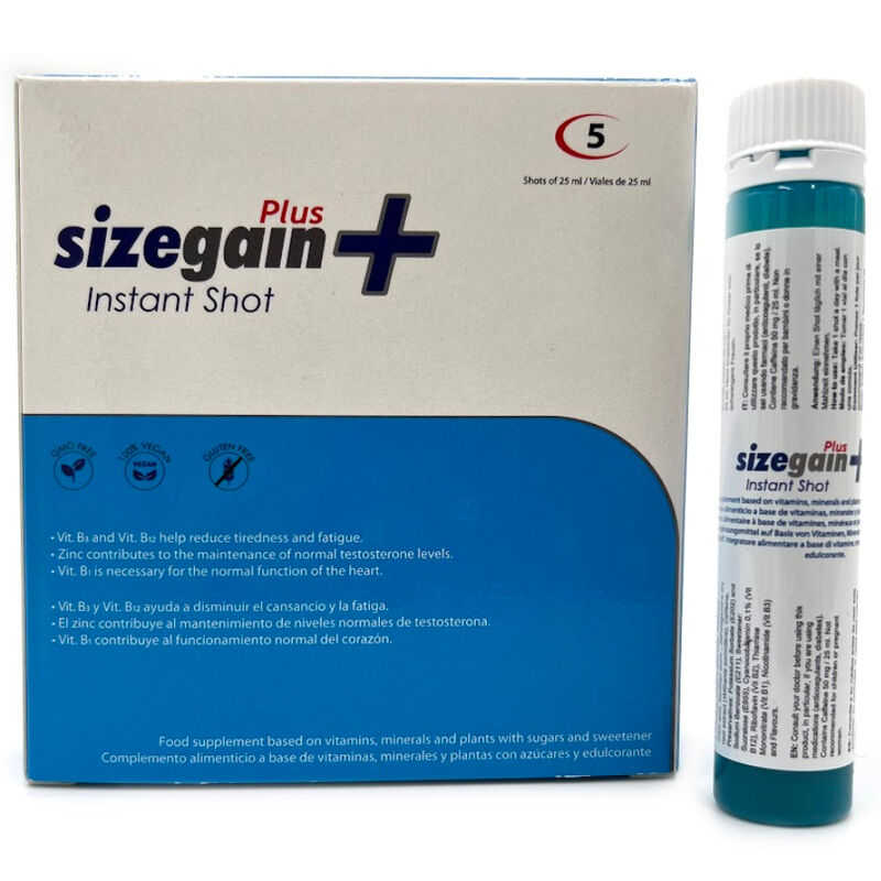 Integratore 500COSMETICSsizegain instant shot plus Fiale 5