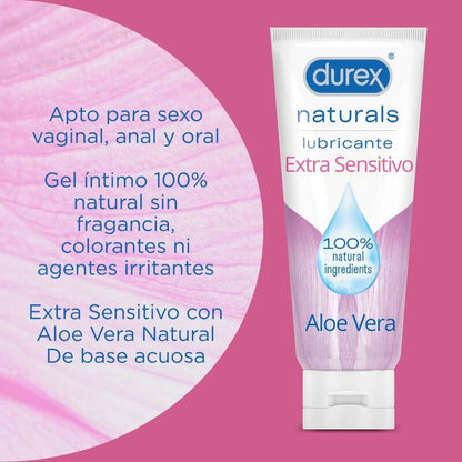 Durex naturals lubrificante extra sensibile 100 ml