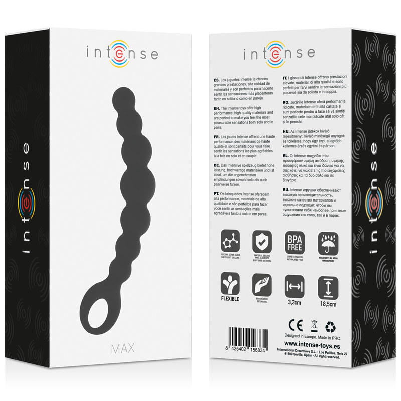 Perline anali intense max nere