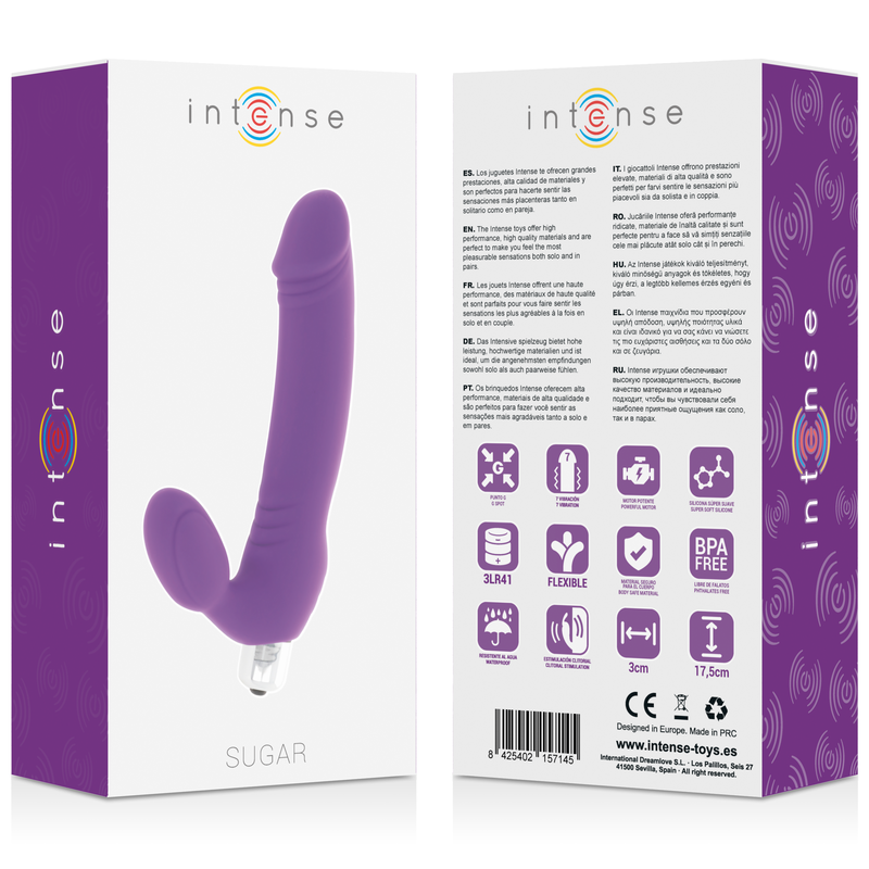 Zucchero intenso sette velocità silicone viola