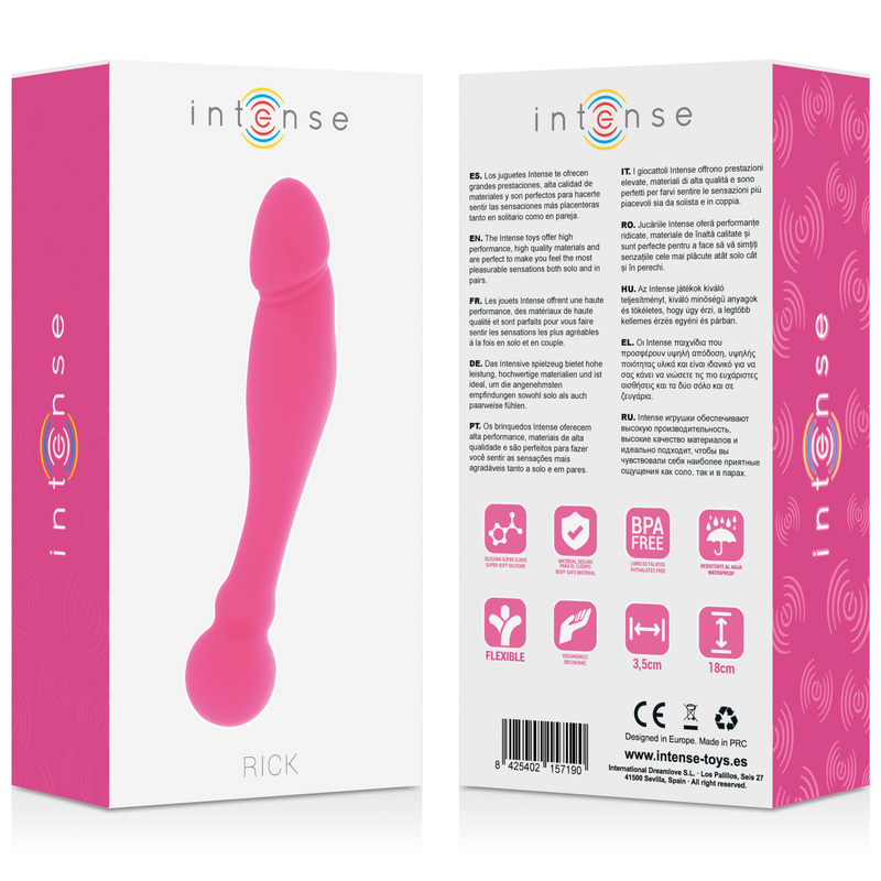 Silicone intenso rick dual rosa