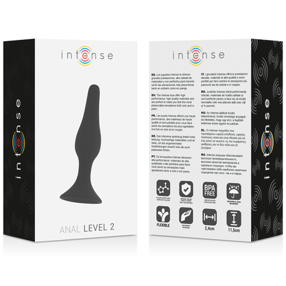 Livello anale intenso 2 11,5 cm nero