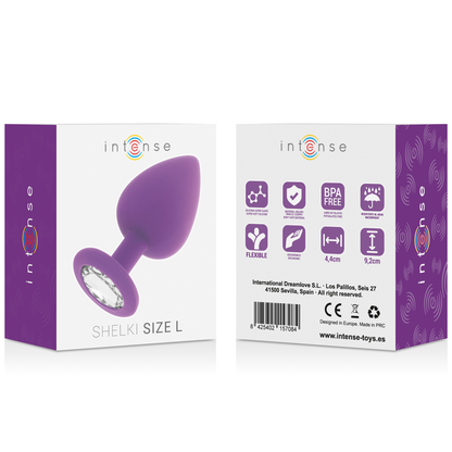 Intenso shelki l plug anale viola