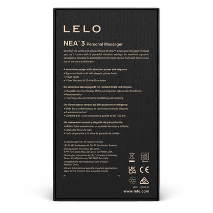 Lelo nea 3 massaggiatore personale - blu alieno