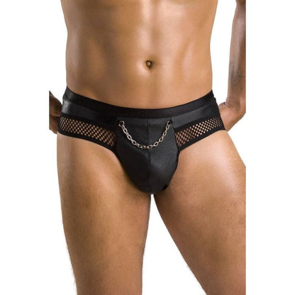 Passion 030 slip open tom black l/xl