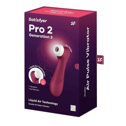 Succhia Clitoride Satisfyer Pro 2 Generation 3 Rosso Vino