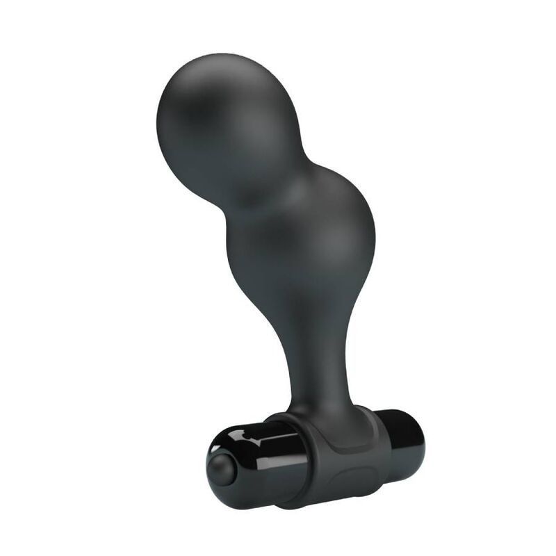 Mr play - plug anal vibrant en silicone noir