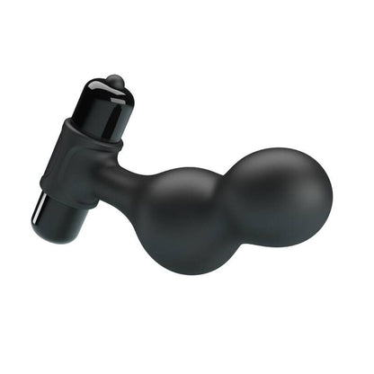 Mr play - plug anal vibrant en silicone noir