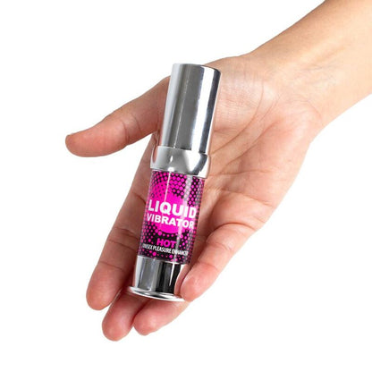 Vibratore l quido con effetto calore e aroma di fragole con crema