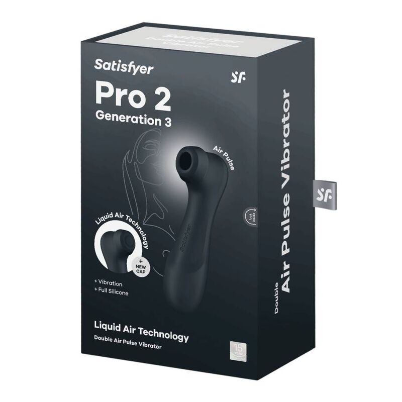 Tête de Clitoris Satisfyer Pro 2 Generation 3 Noir