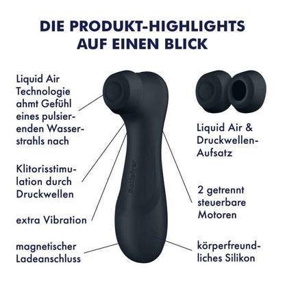 Tête de Clitoris Satisfyer Pro 2 Generation 3 Noir