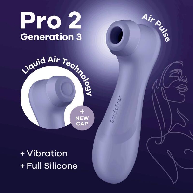 Suce-clitoris Satisfyer Pro 2 Génération 3 Lavande