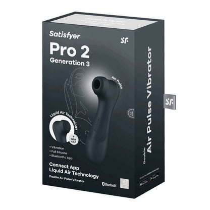 Sucette clitoridienne Satisfyer Pro 2 Génération 3 avec application Noir
