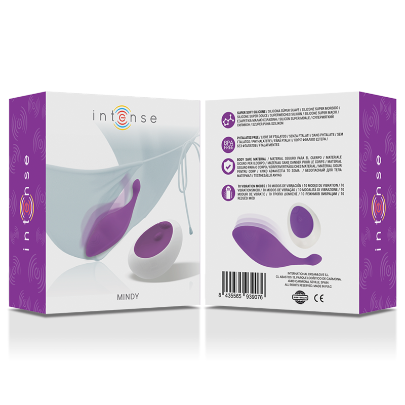 Intense - mindy remote control pantie purple