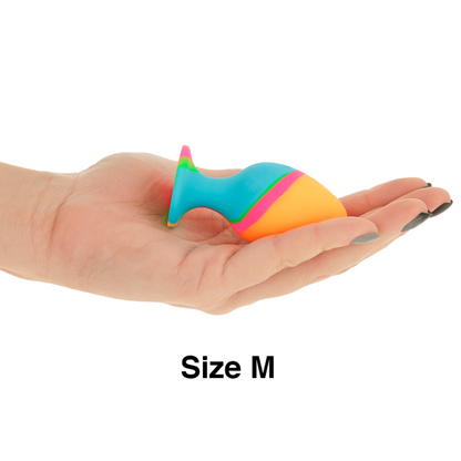 Intense - silicone plug set multicolored