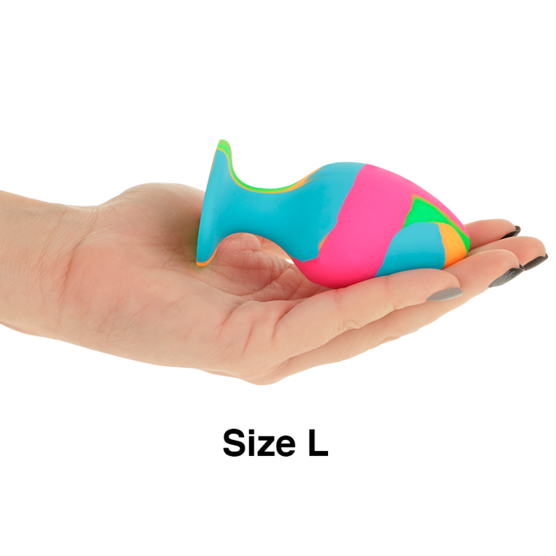 Intense - silicone plug set multicolored
