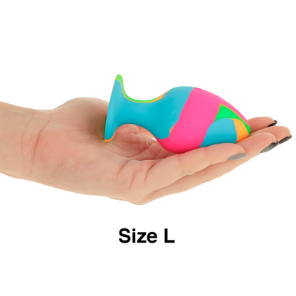 Intense - silicone plug set multicolored