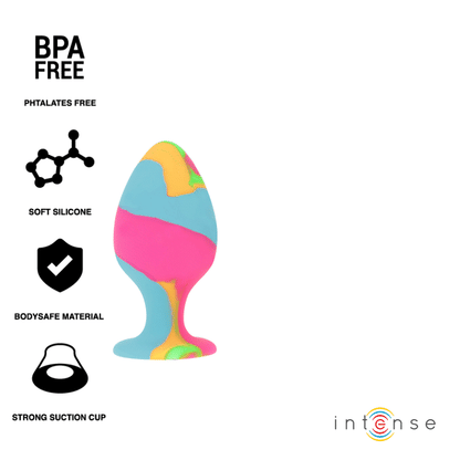 Intense - silicone plug set multicolored