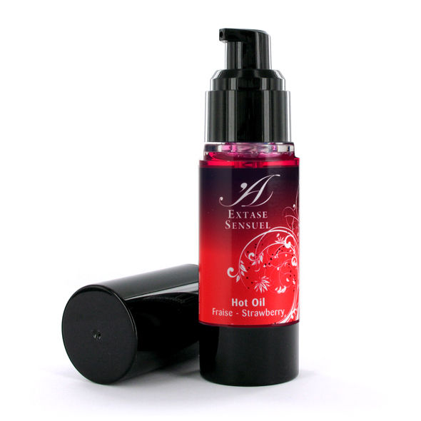 Extase sensuelle huile chaude fraise