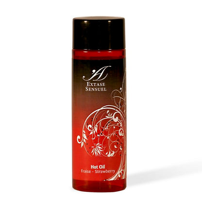 Extase sensuel huile chaude fraise 100ml