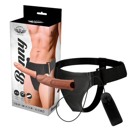 Strap-on dildo Harness attraction benny con vibrazione 15 cm