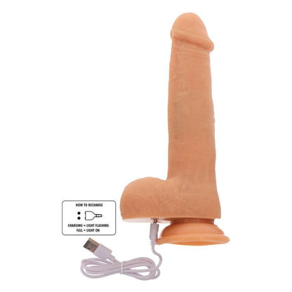 Diventa reale - pelle dildo vibrante perline rotanti