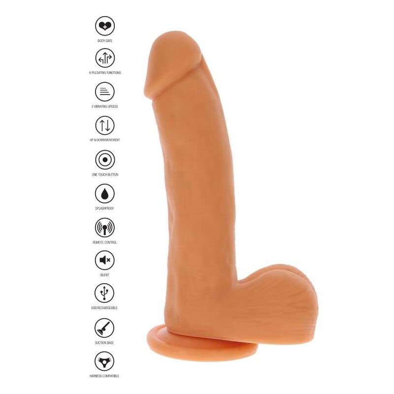 Get real - magnetic pulse trusting dildo skin