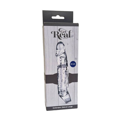 Get real - manicotto di estensione grande trasparente