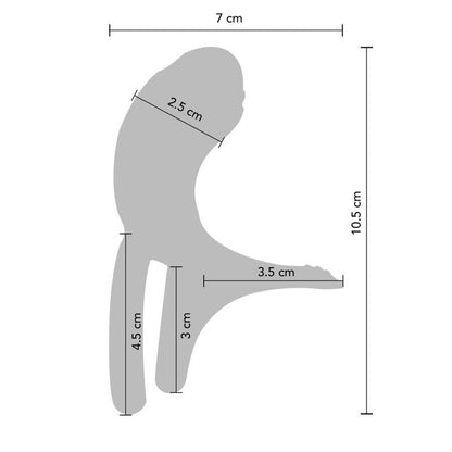 Xocoon - anello stimolatore di coppia fucsia