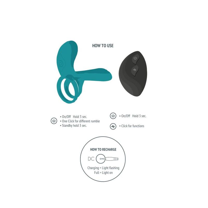 Xocoon - anello vibratore di coppia verde