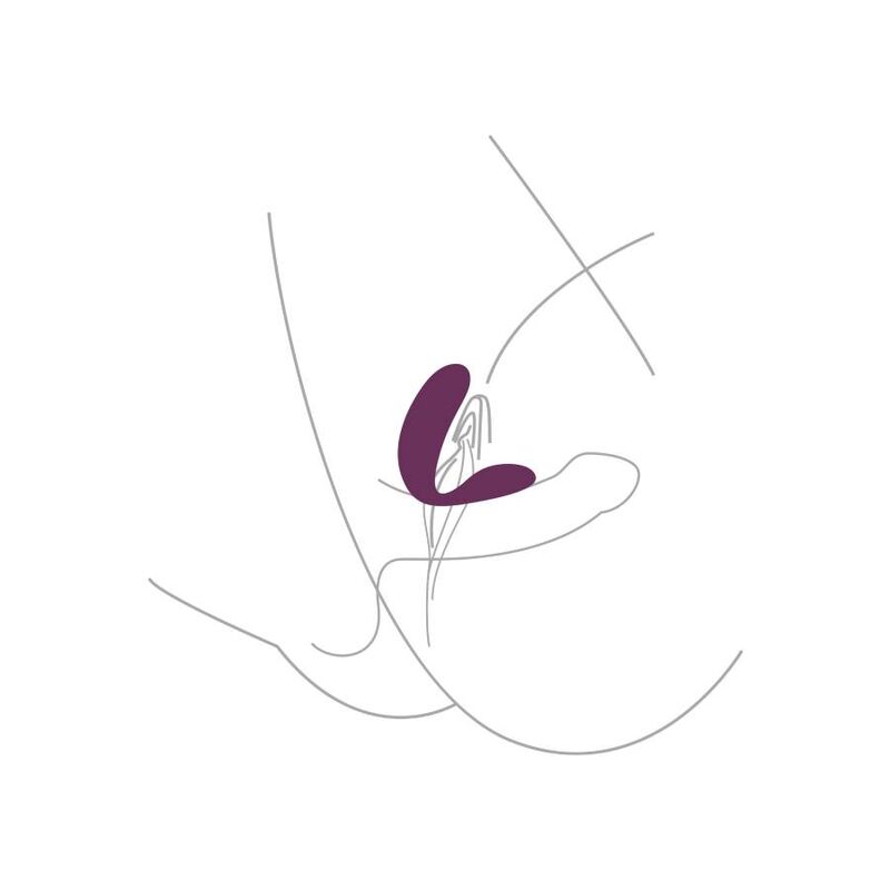 Xocoon - vibratore di coppia bound love viola