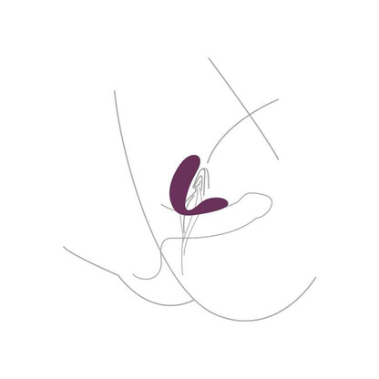 Xocoon - vibratore di coppia bound love viola