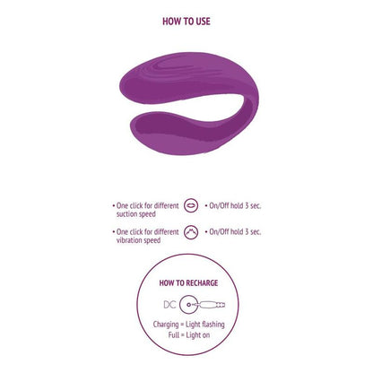 Xocoon - vibratore di coppia bound love viola