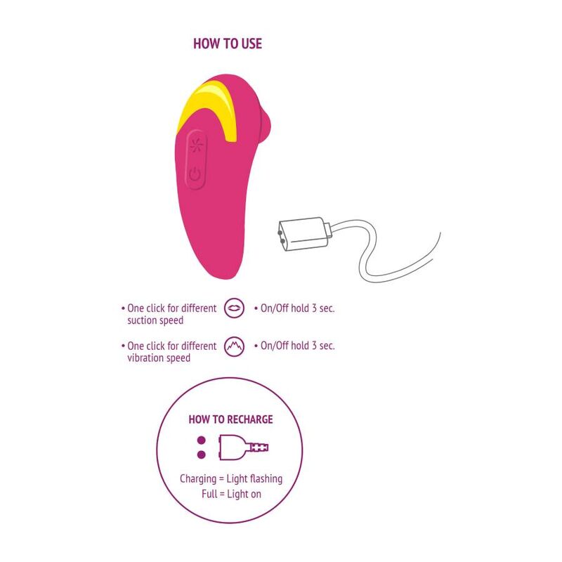 Succhia clitoride Xocoon Infinite Love fucsia