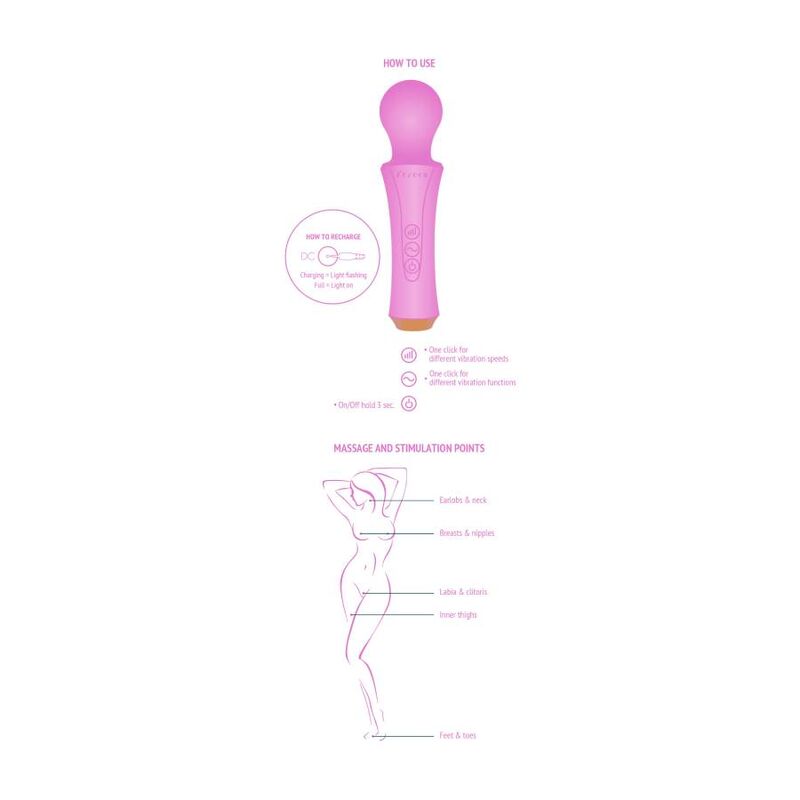 Xocoon - la baguette personnelle fuchsia