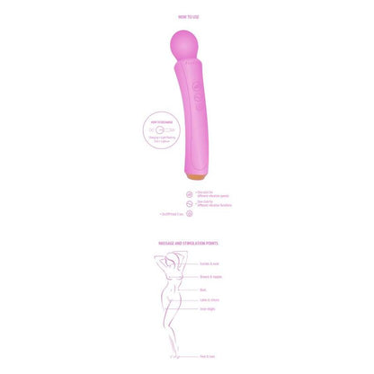 Xocoon - la bacchetta curva fucsia