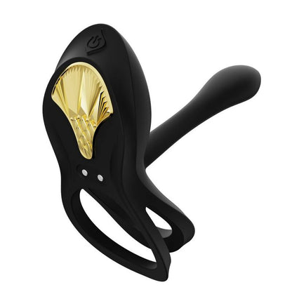 Anelli vibranti e stimolazione punto G Zalo bayek nero con telecomando